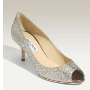 Jimmy Choo Isabel peep toe pumps
